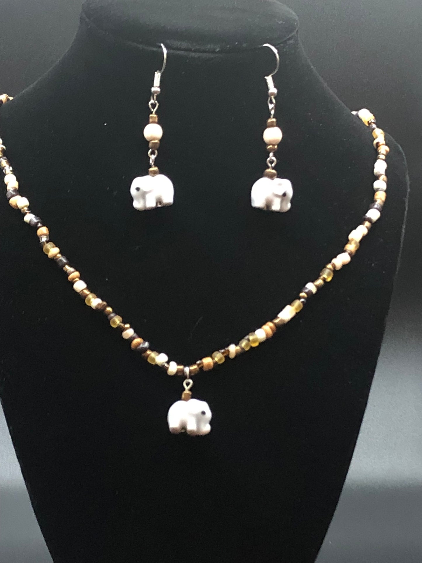 Elephant Jewelry Set