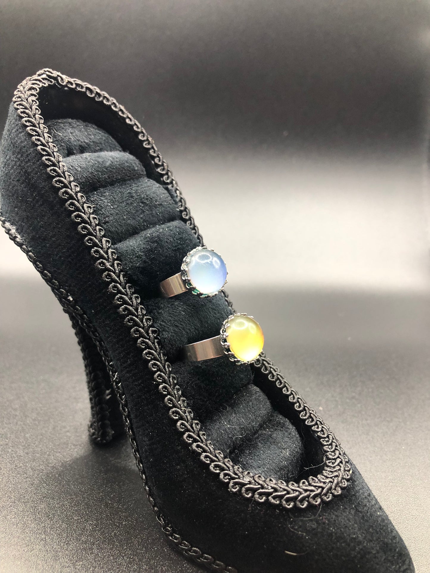 Mood Ring – Silver Tone Adjustable Band