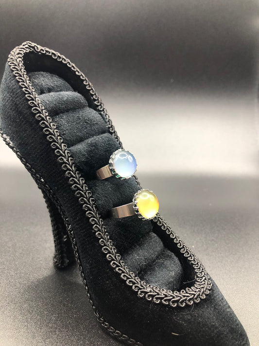 Mood Ring – Silver Tone Adjustable Band