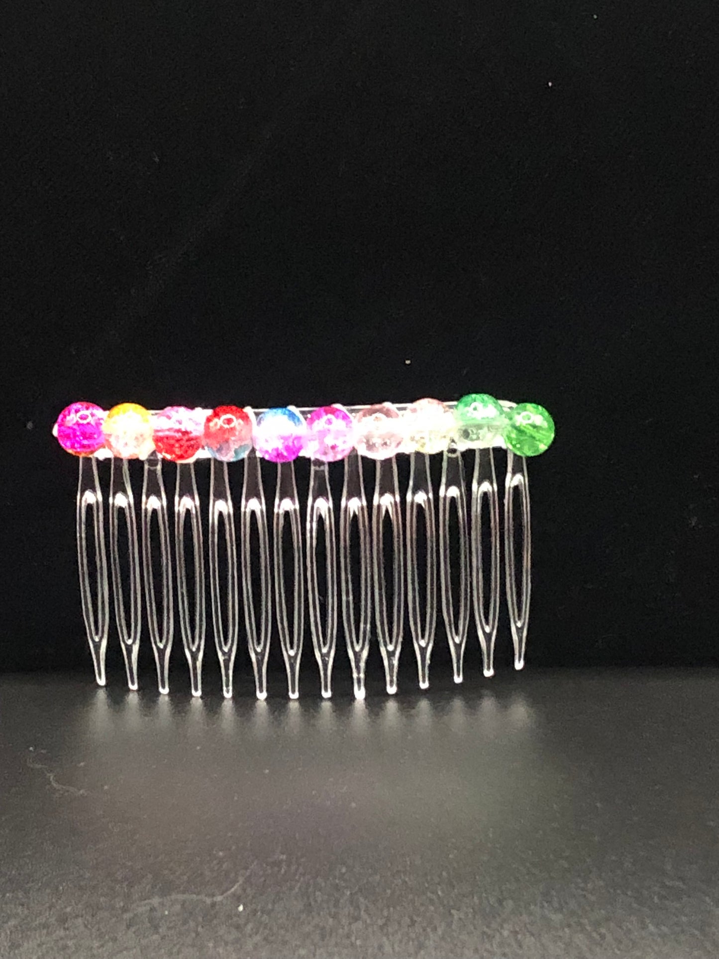 Rainbow Cascade Hair Comb
